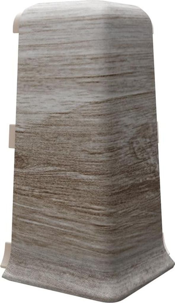 VILO Aussenecke fuer Sockelleiste ESQUERO 625 - Asiatische Eiche - 2 Stueck - Wasserfest