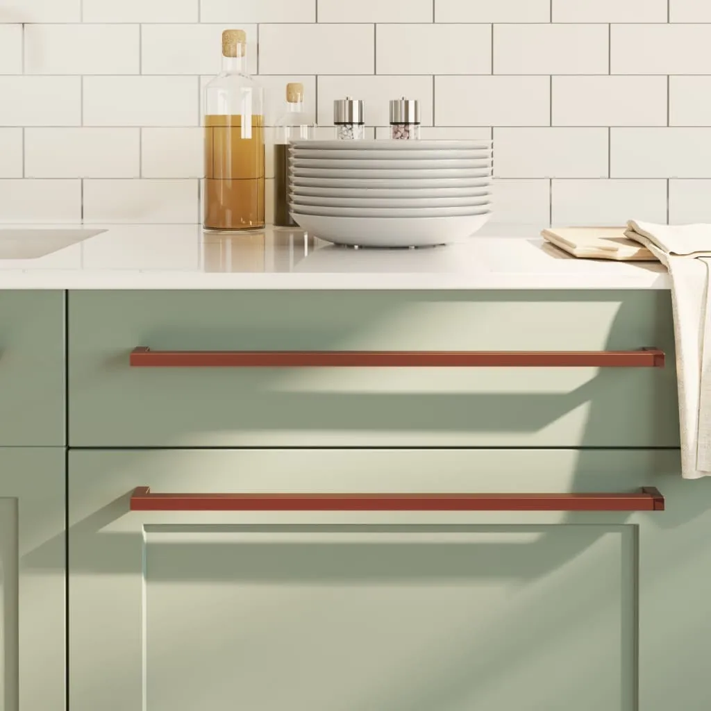 Trasforma Casa con Maniglie Bronzo 480 mm | Stile e Anima 10 pz