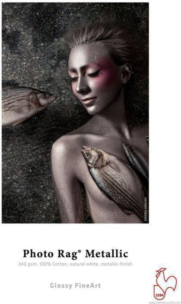 Hahnemühle Photo Rag Metallic FineArt Inkjet-Papier - 340 g/m² - DIN A4 - 25 Blatt