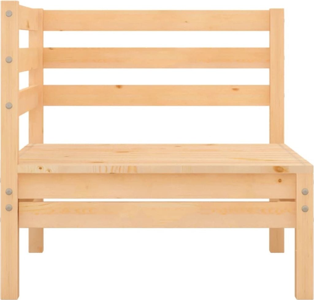 "2026 Aktion" Garten-Ecksofa - CLORIS - Balkonmöbel - Gartenmöbel Set - Massivholz Kiefer - 63,5x63,5x62,5 cm DEMöbel 7283416