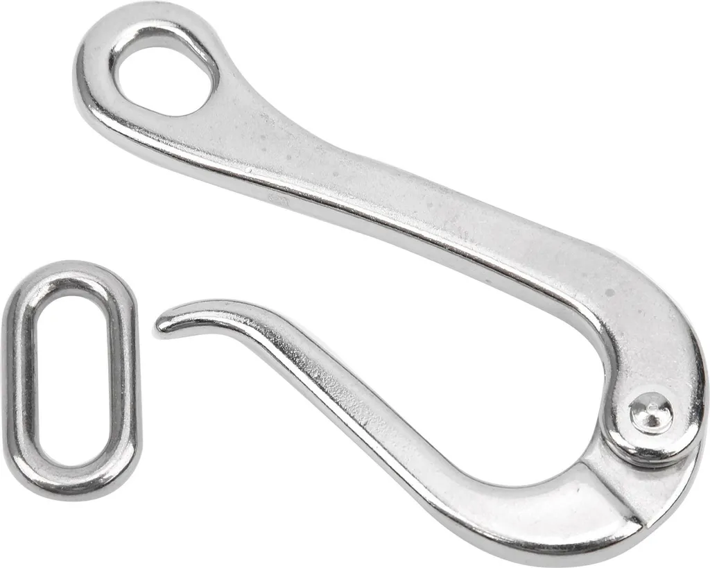 Gancio per Verricello Inox 316 - Upgrade 4 Pollici Sgancio Rapido