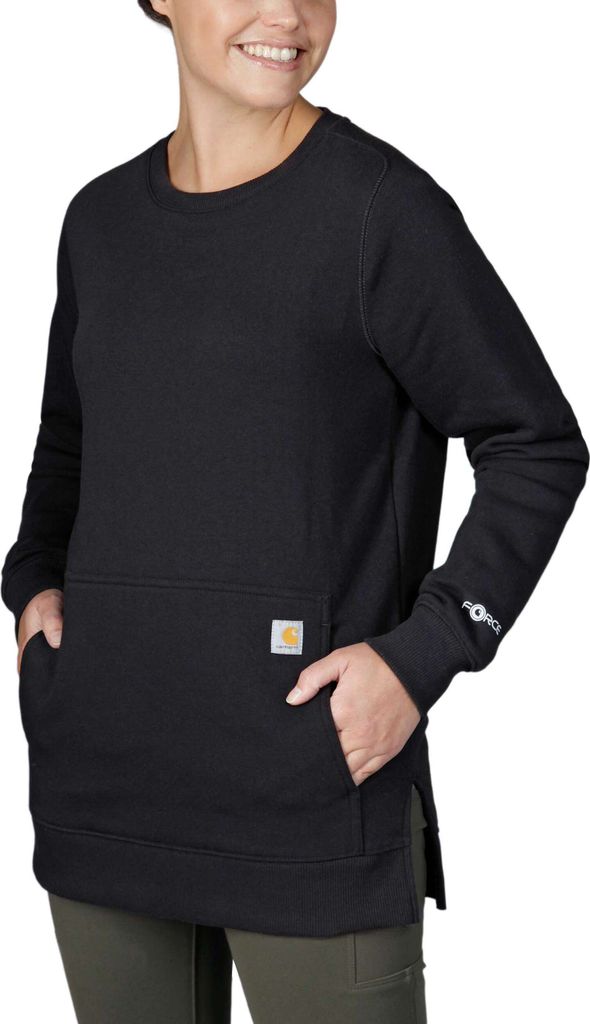 Carhartt RELAXED FIT LIGHTWEIGHT SWEATSHIRT 105468, Farbe:black, Größe:M