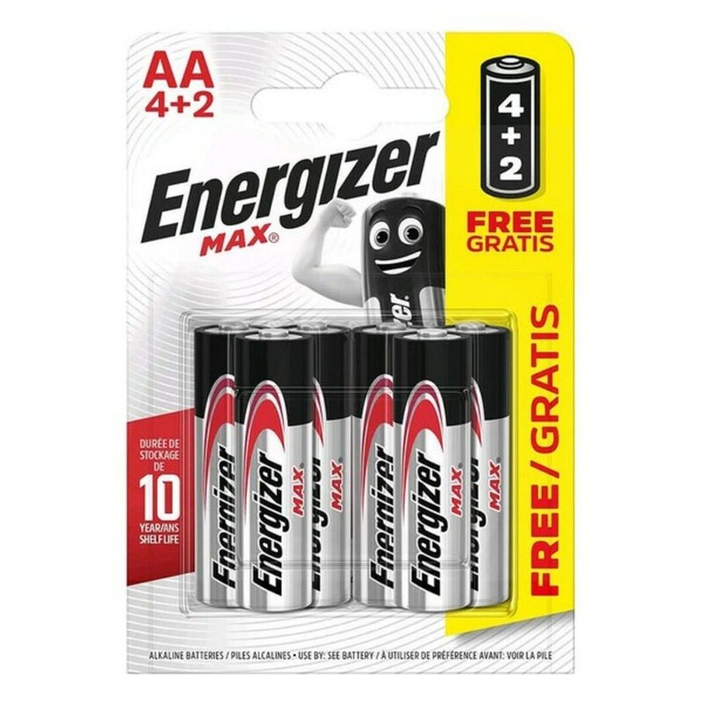 Energizer Max Power LR06 AA-Batterien 6 Einheiten