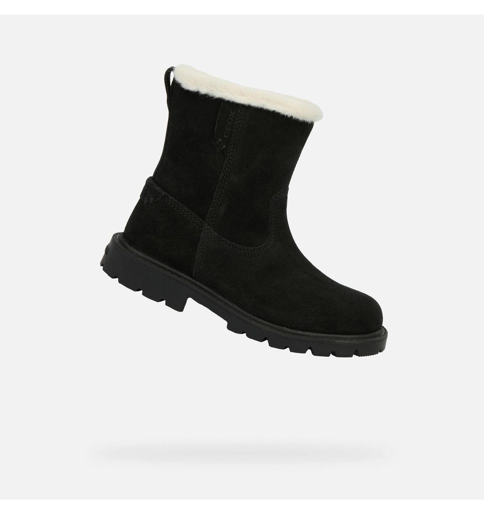 Geox Schwarze Mädchen-Winterstiefel Shaylax WPF 27