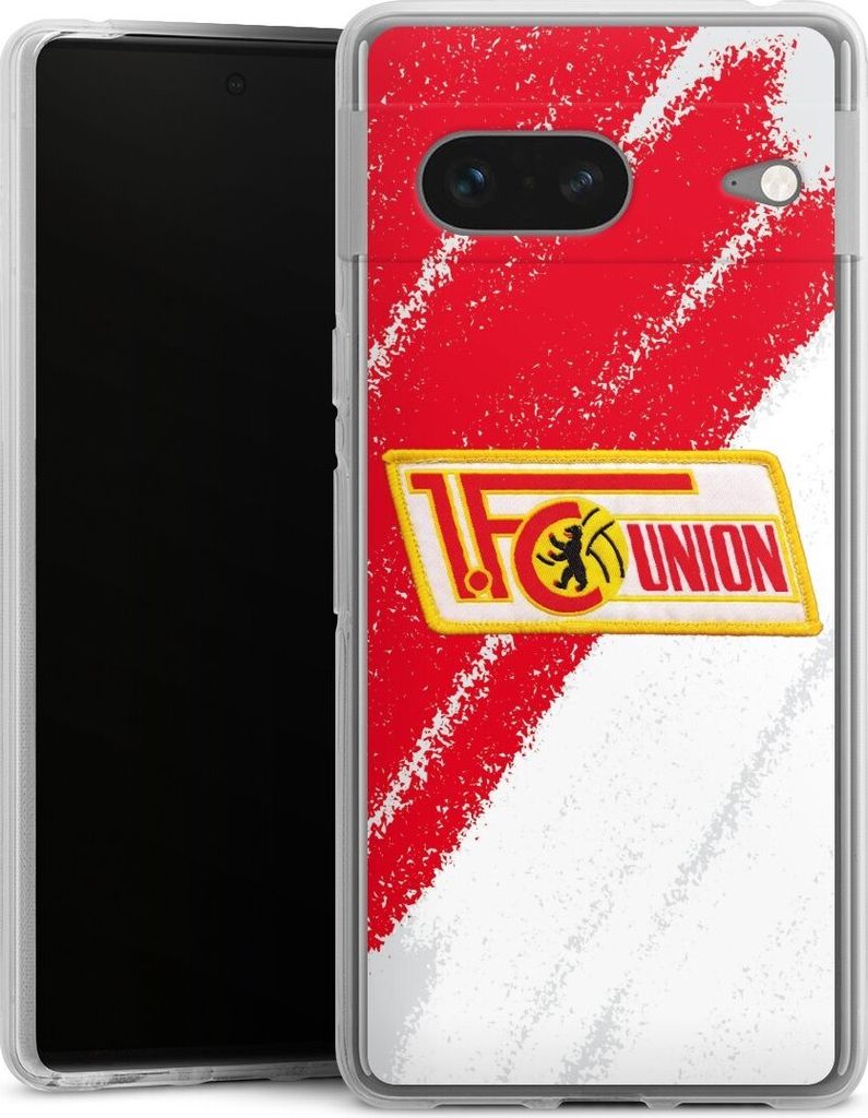 DeinDesign Handyhülle für Google Pixel 7 Silikon Hülle Case Smartphone Schutzhülle 1. FC Union Berlin Logo Offizielles Lizenzprodukt