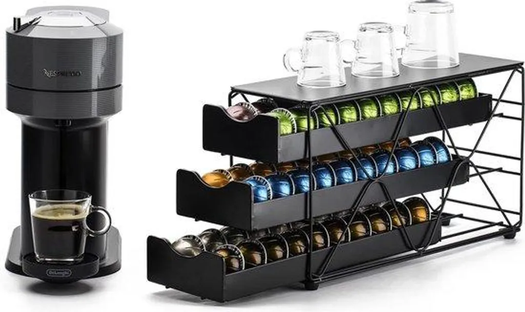 Support tasses rotatif 360 degrés pour comptoir et buffet de petit-déjeuner