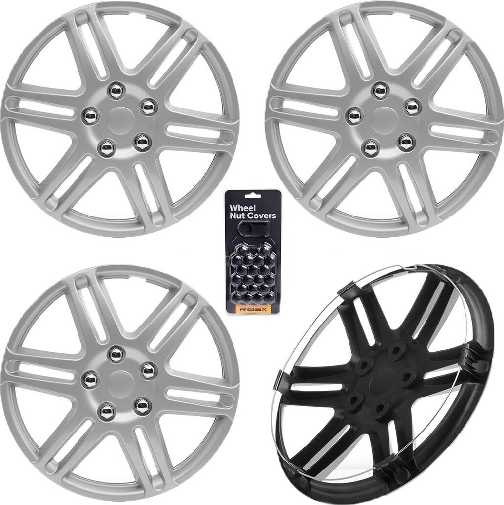 Radkappe Schwarz Radzierblende Radblende 100009A0029 RIDEX