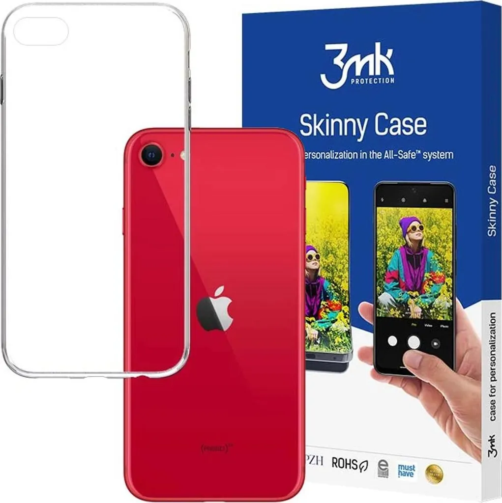 3mk FlexibleGlass per iPhone SE 2022/2020, iPhone 8, 7 - Protezione Invisibile e Resistente KP20370