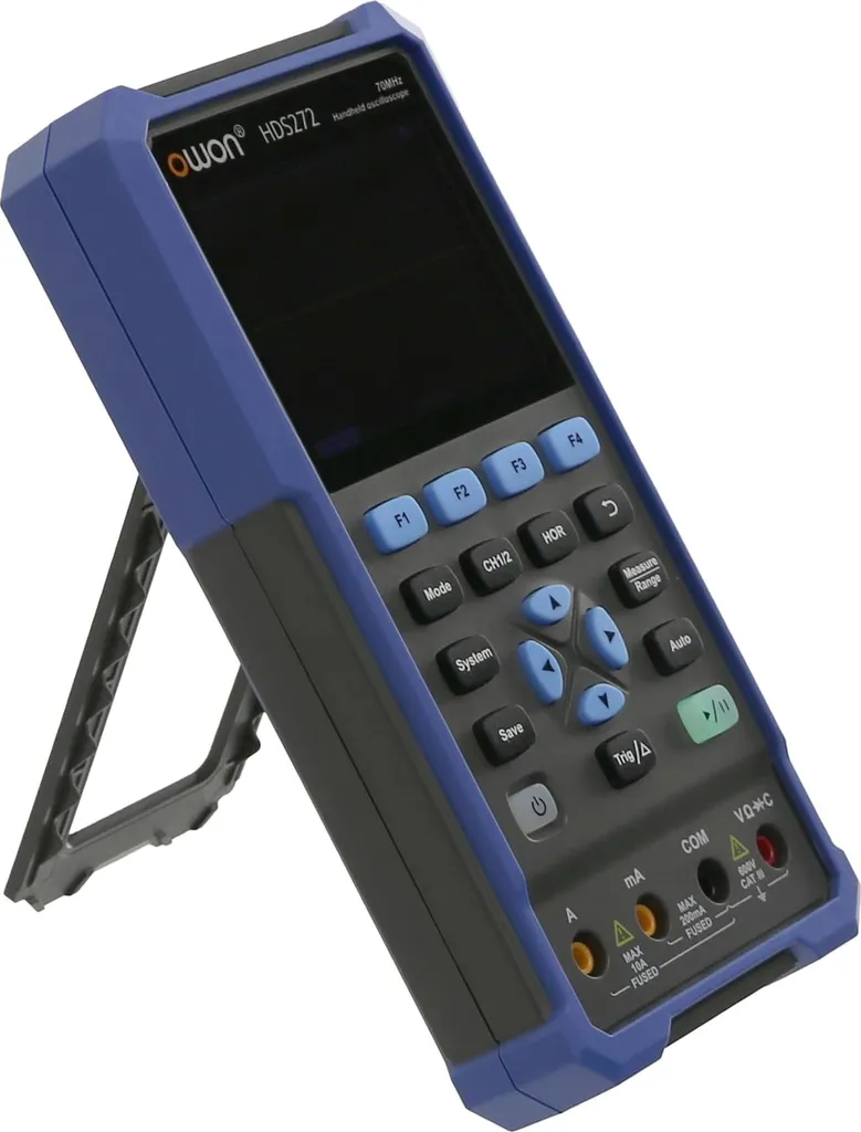 Oscilloscope 2 Canaux OWON HDS272 Écran LCD 70 MHz Système 2-en-1 Précis