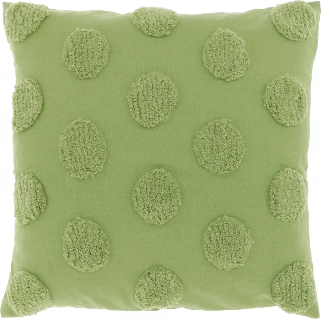 Coussin Vert Nil Giel 45x45 cm - Texture Douce et Finition Haut de Gamme