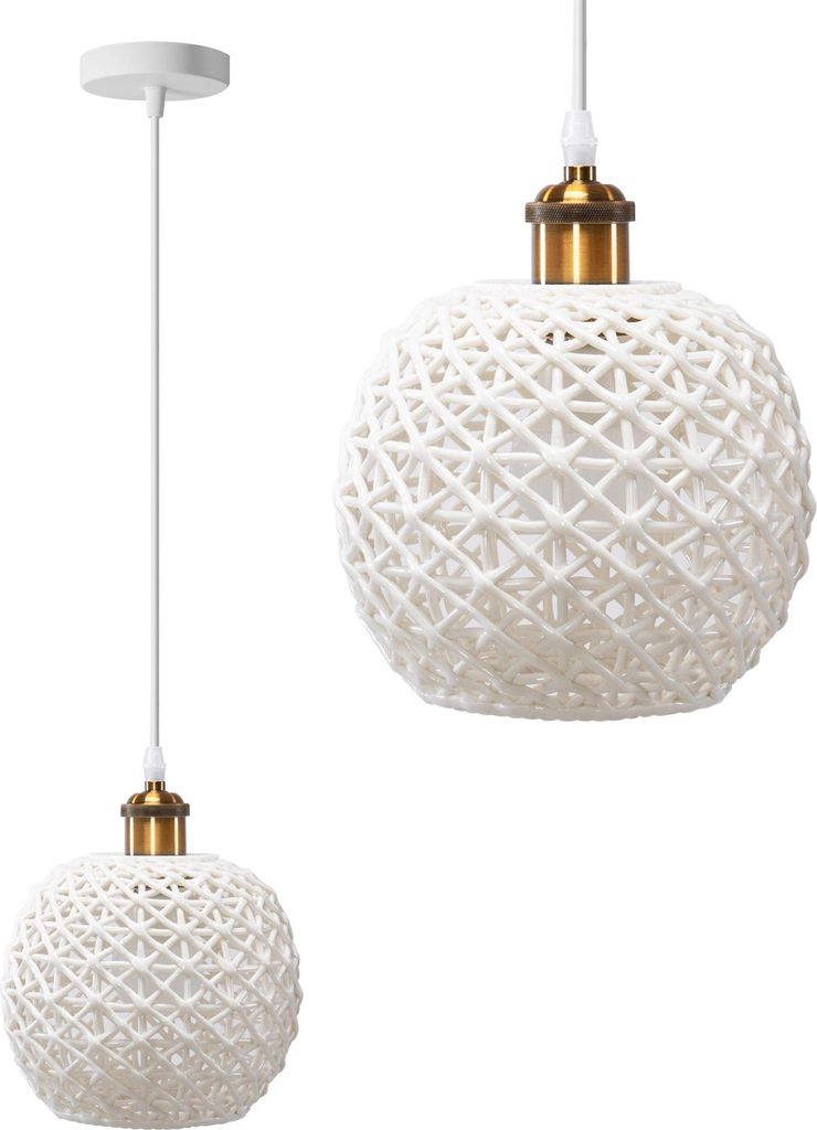 Lampa wisząca APP1007-1CP O Biała Zdjęcie produktu 