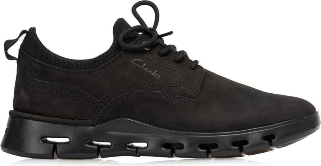 Clarks Nature X Two - Schwarz Nubukleder Größe: 44 Normal