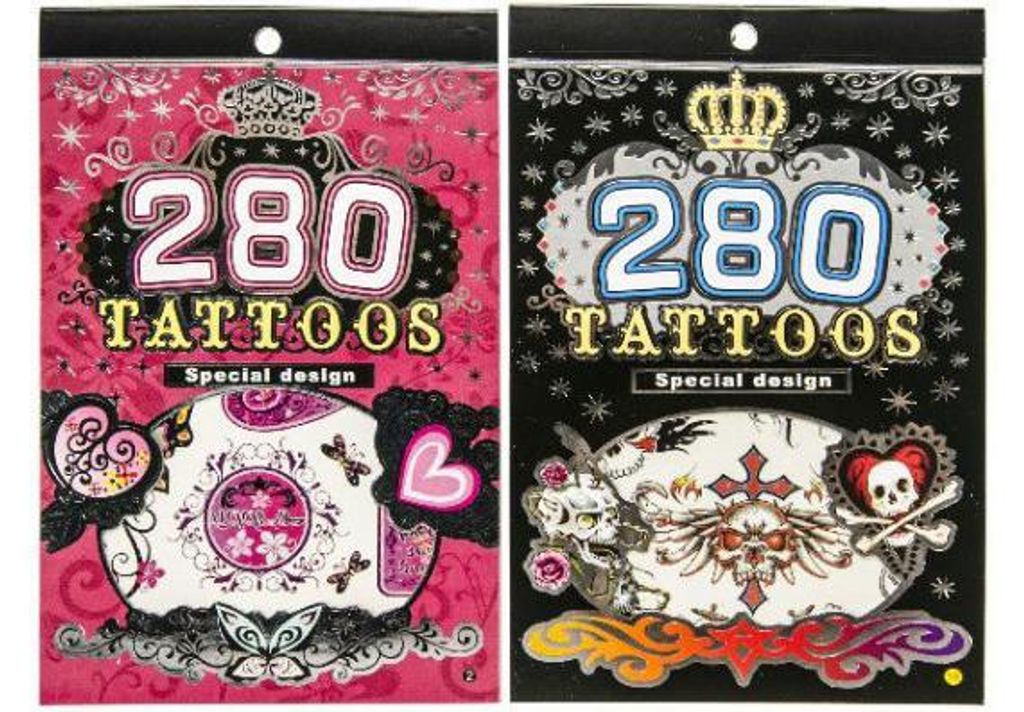16 Hefte mit Tattoos 2 sort. 2246 Produktbild 