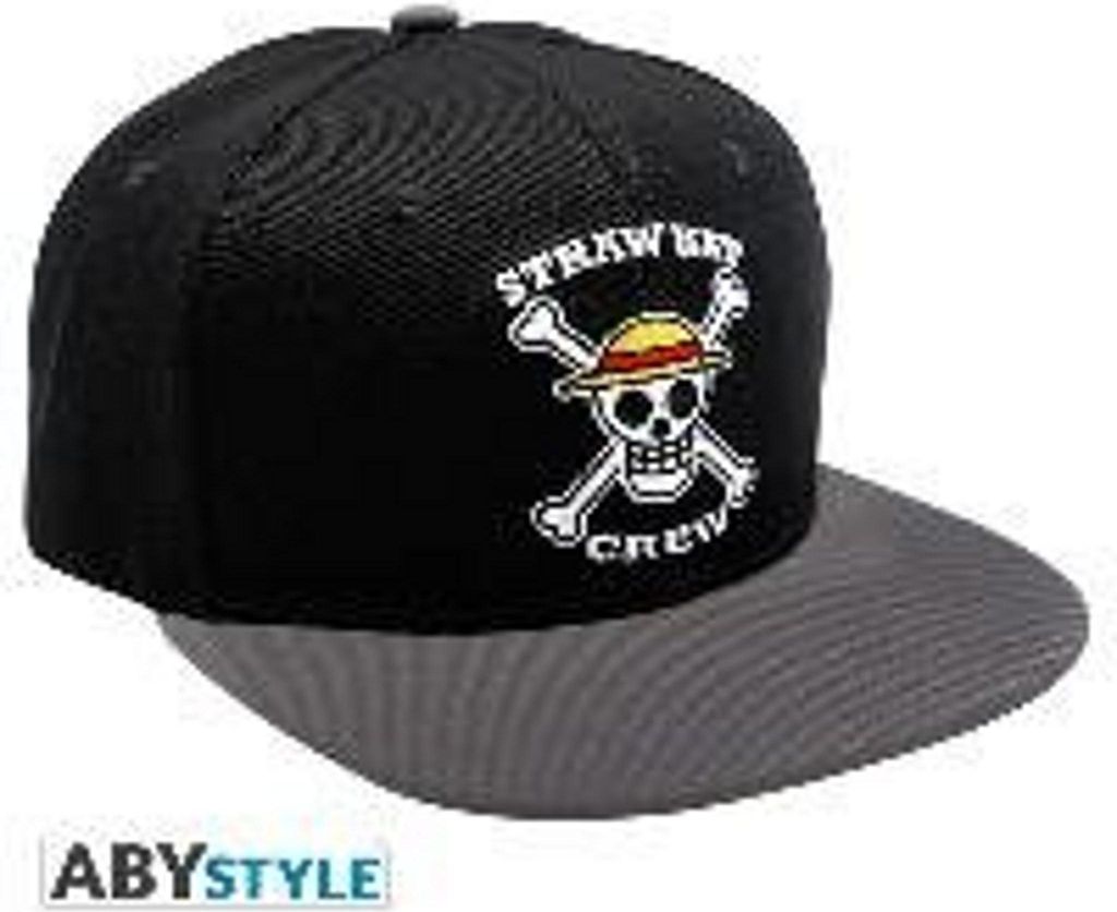 ONE PIECE - Snapback Cap - Black & Grey - Skull Produktbild 