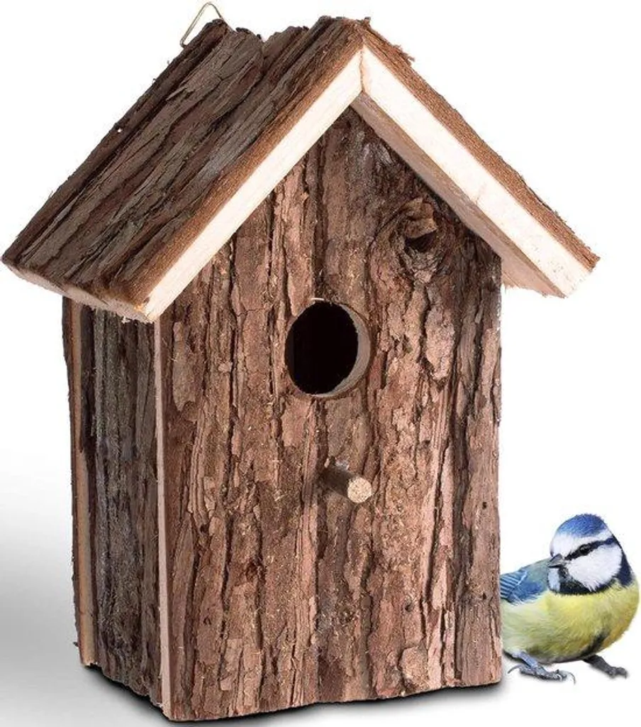 Mangeoire oiseaux sauvage bois anti-gaspillage matériaux naturels