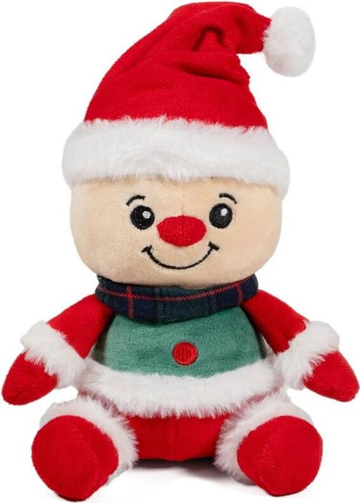 Kuscheltier für Hunde Gloria XMAS NICK Rot