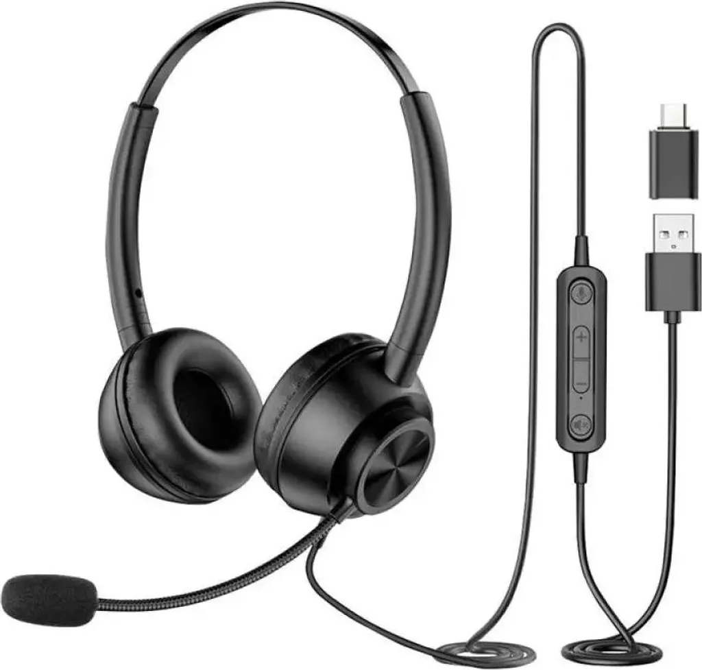 Casque New Bee H368 ultra léger avec micro rotatif et son stéréo HD