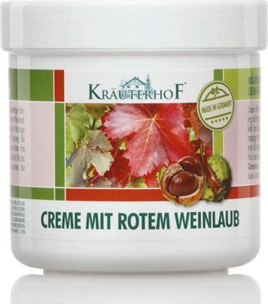 Kräuterhof Creme mit rotem Weinlaub 100 ml Produktbild 