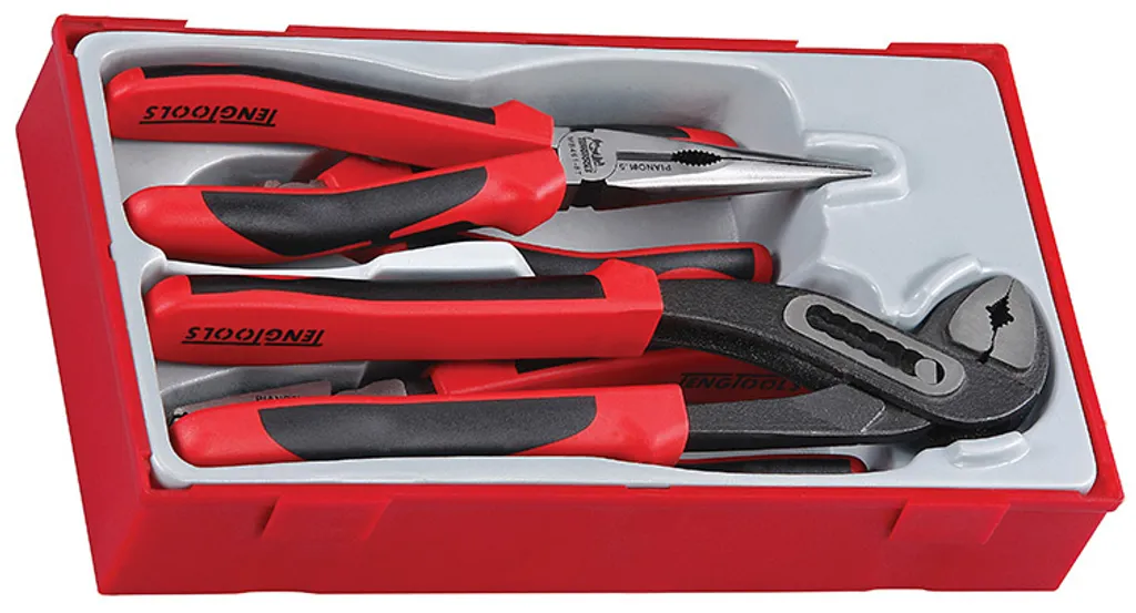 Jeu de 4 Pinces Professionnelles TT440-T Tengtools pour Maintenance