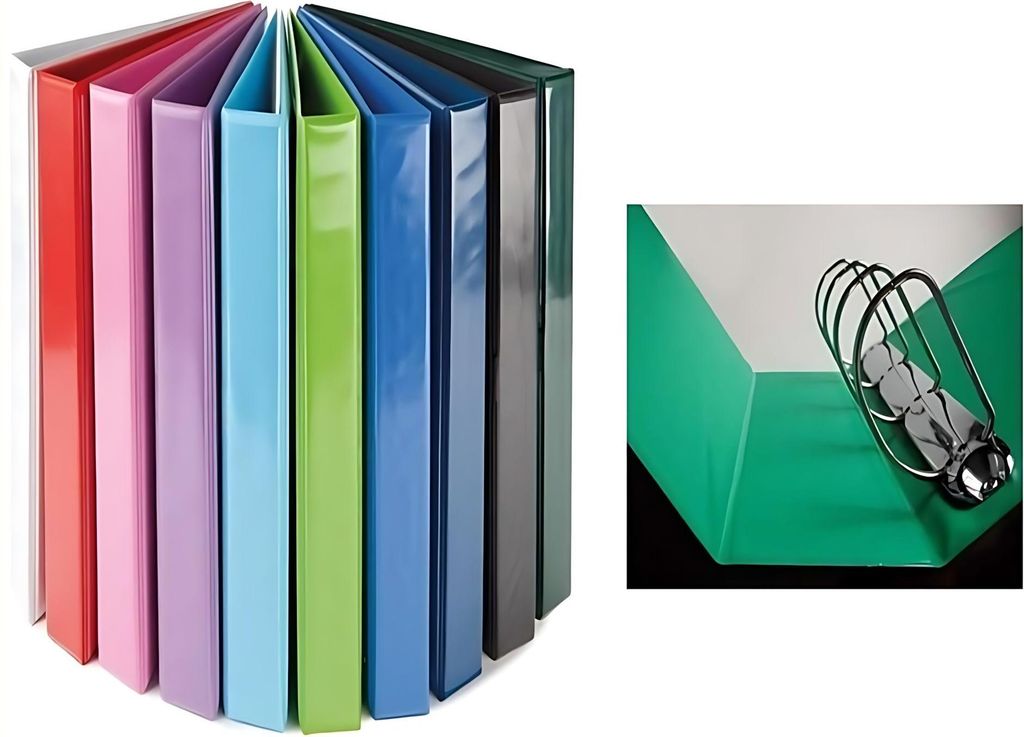 Sichthülle A4 L PVC oben und rechts offen 10er Pack schwarz