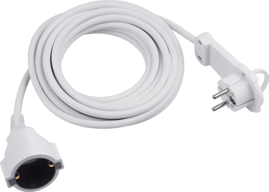 Meister Schutzkontakt-Verlängerung extraflach 5 m Kabel Produktbild 