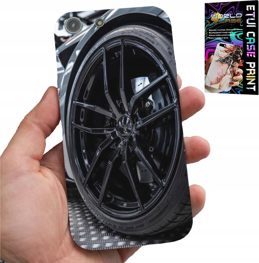 Hülle Für Iphone 5 / 5S / 5C - Felge Sportwagen Auto-Fan + Glas