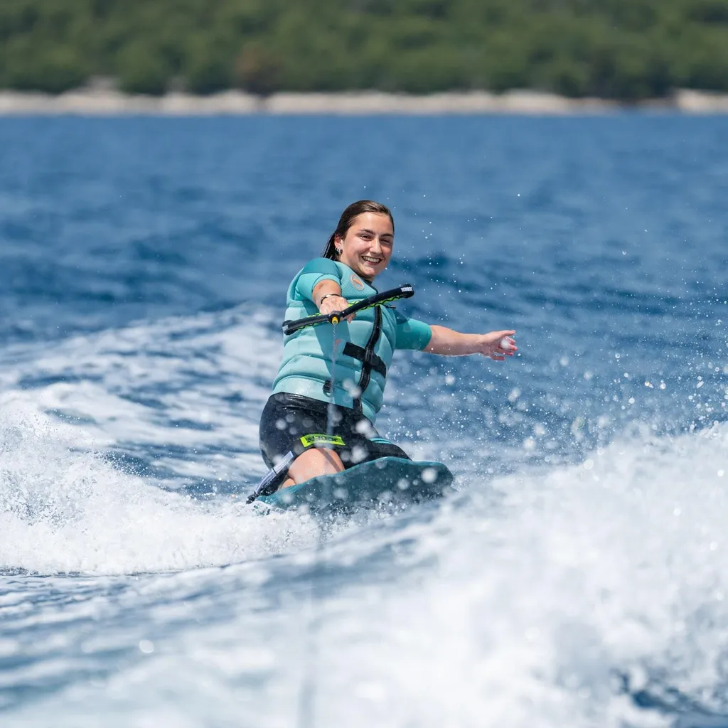 Planche de kneeboard avec sangle JOBE Slash stable et maniable