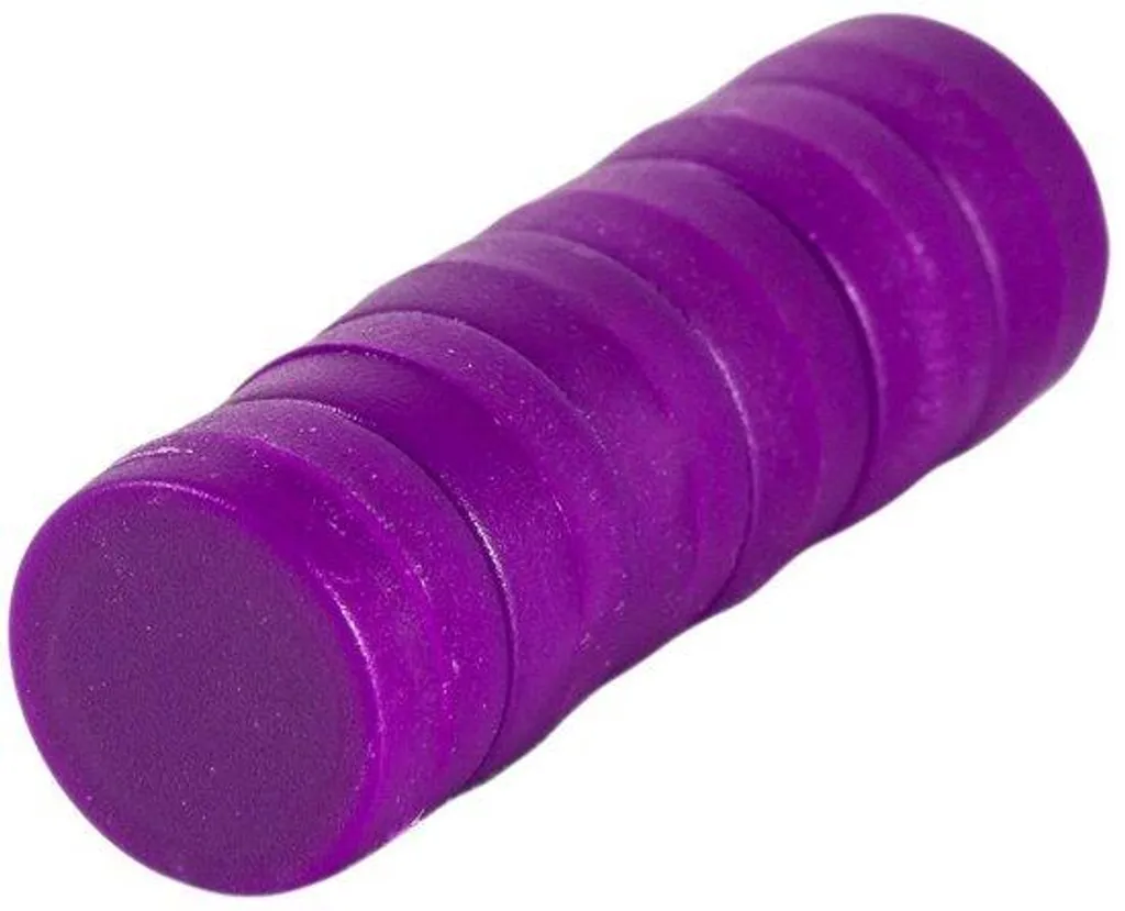 Aimants de bureau violets en néodyme 12x6 mm pour ranger vos documents