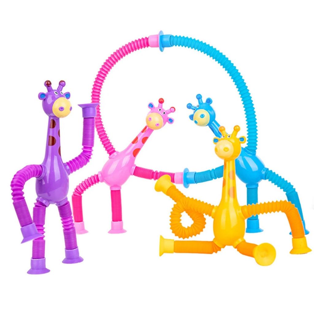 Produktbild von 4-teiliges Spielzeug-Set Mit Teleskop-Saugnapf, Frucht