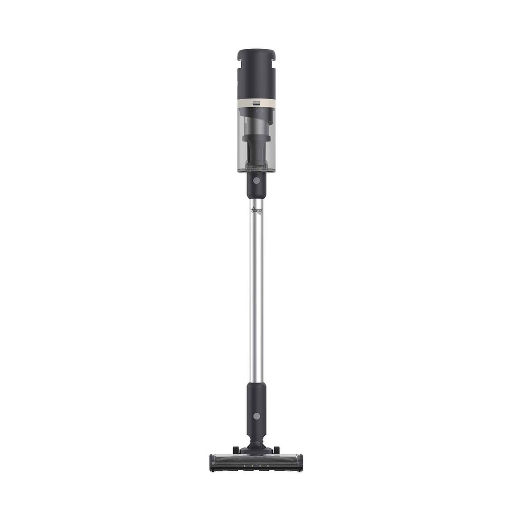 A Hoover cordless vacuum cleaner is shown against a white background.