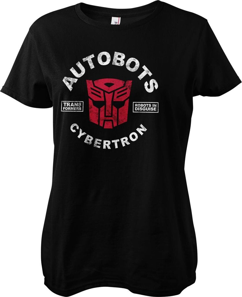 Autobots Cybertron Girly Tee - XX-Large - Black