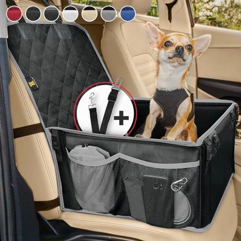 Protection de siège auto pour chien - Idéal pour trajets et sorties