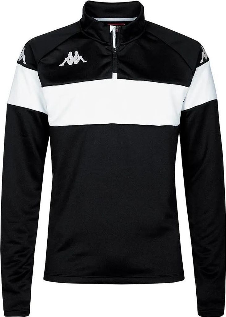 Kappa Dovare Halbreißverschluss-sweatshirt Schwarz XL Herren Schwarz XL