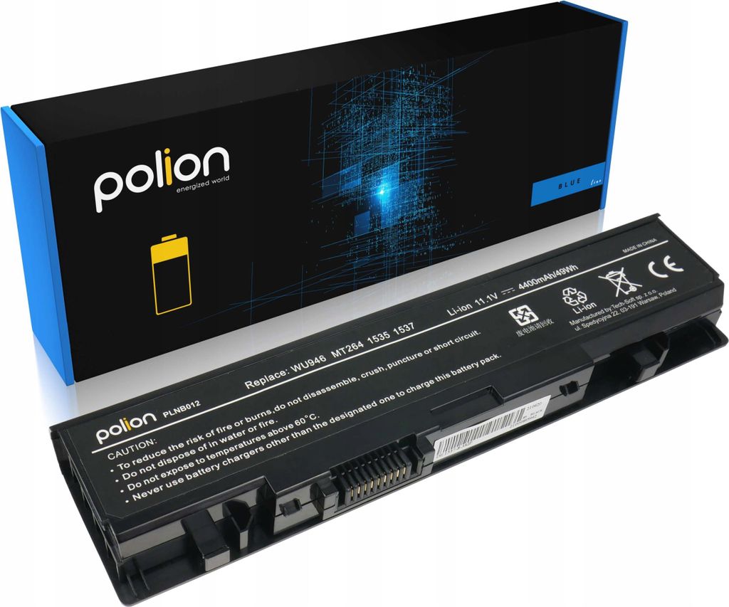 Originale DELL Laptopbatterie 4400mAh WU946 Studio 1500+ Produktbild 
