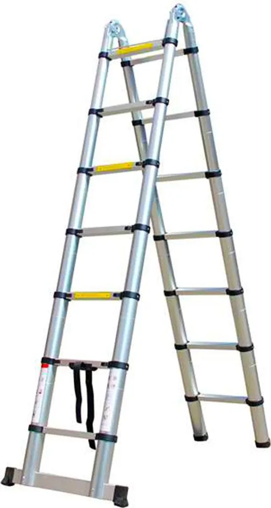 Herzberg HG-5560 Échelle Télescopique 5,60M en Aluminium Robuste