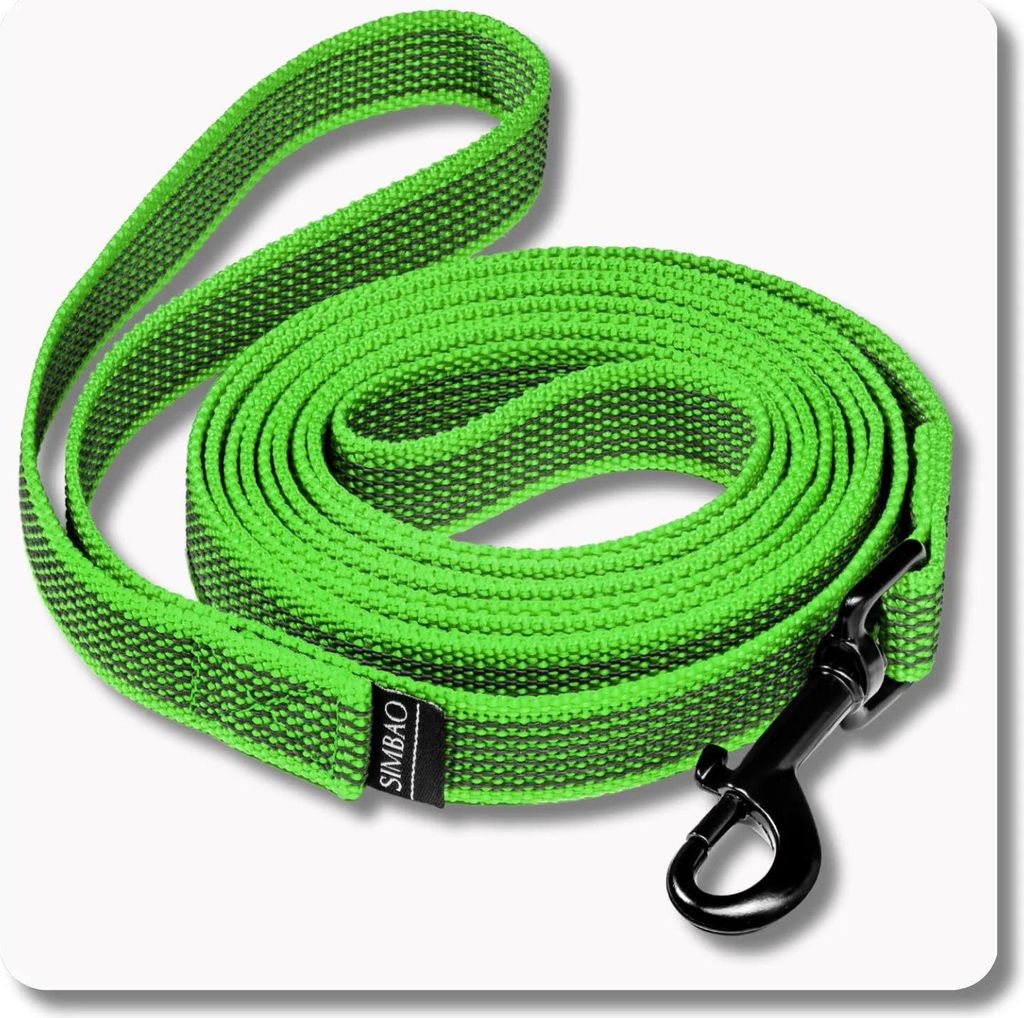 GRÜNE Anti-Rutsch-Leine - 10 m, 82 mm - Hund 25-50 kg