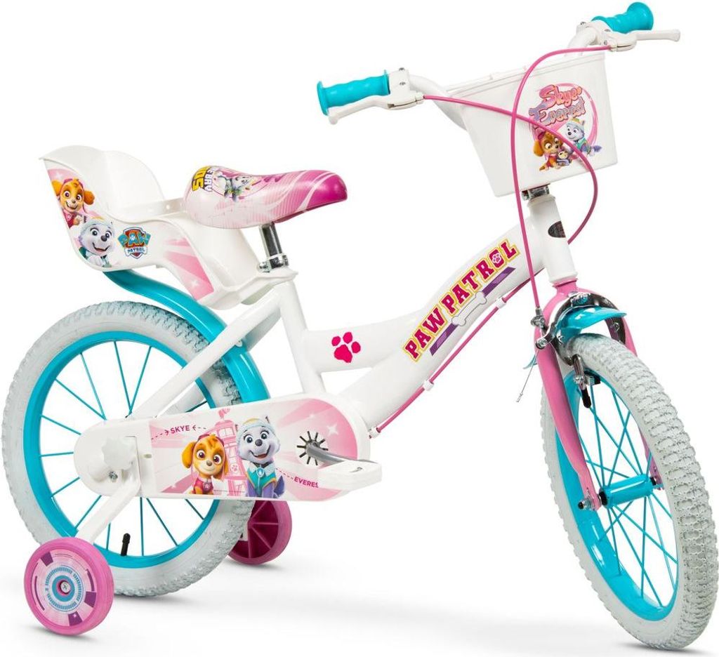 16 Zoll Kinder Mädchen Fahrrad Mädchenfahrrad Rad Bike Paw Produktbild 