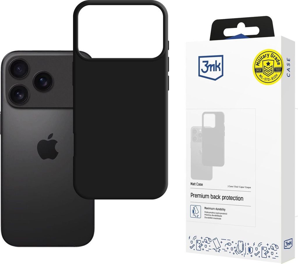 3MK Matt Case Apple iPhone 17 Pro black