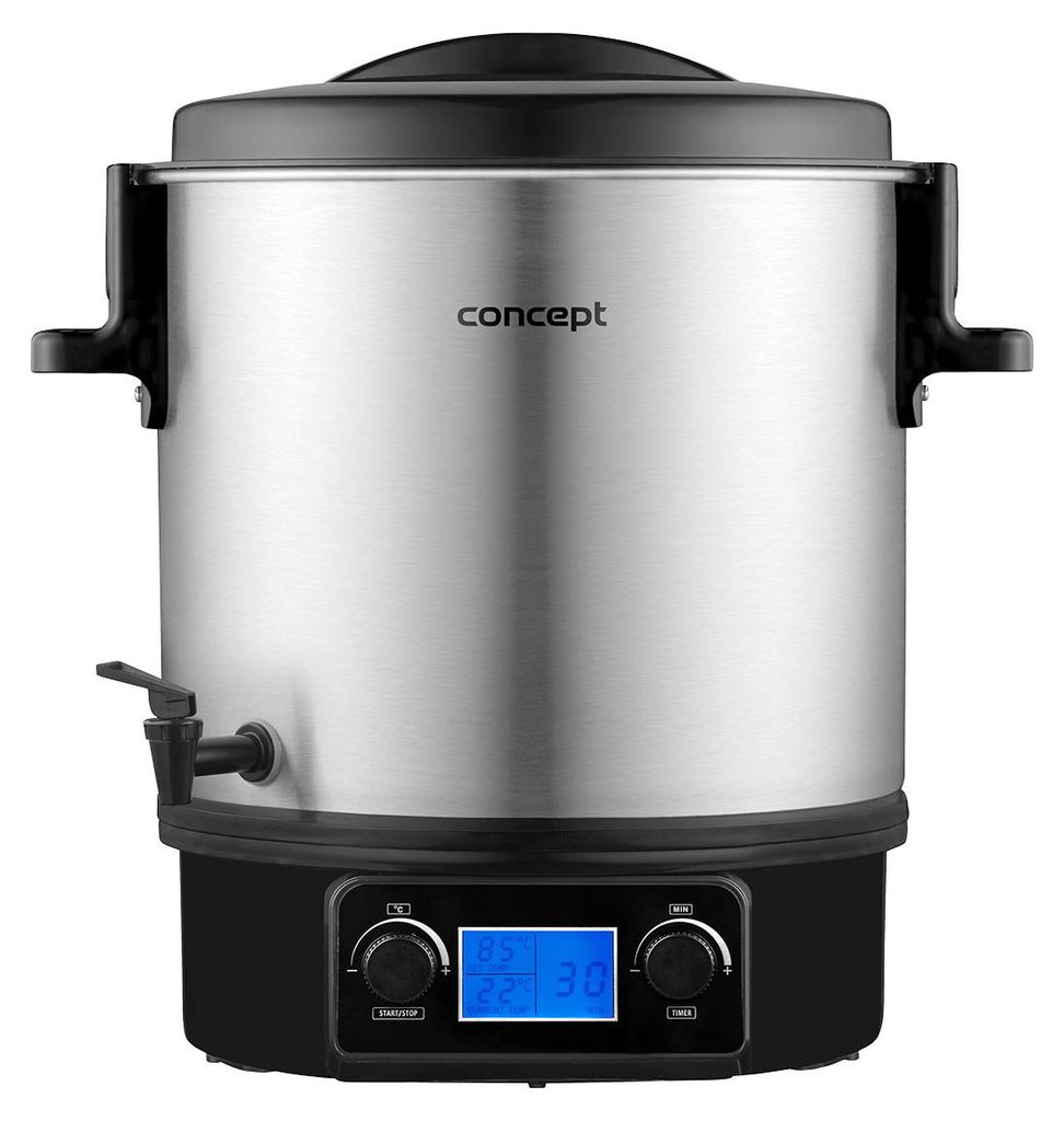 Concept ZH0040, 27 l, Edelstahl, 30 °C, 100 °C, 2 h, LCD Produktbild 