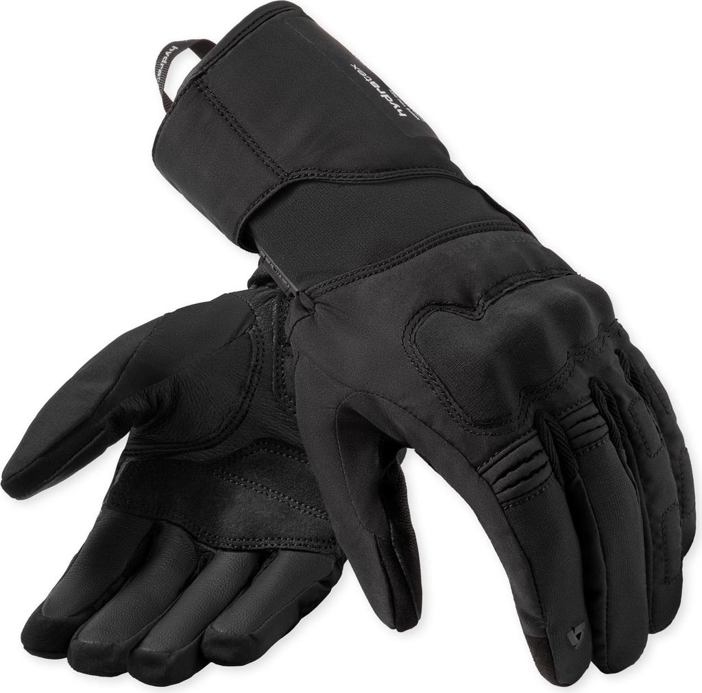 Revit Convergent H2O wasserdichte Damen-Motorradhandschuhe, schwarz, XXS