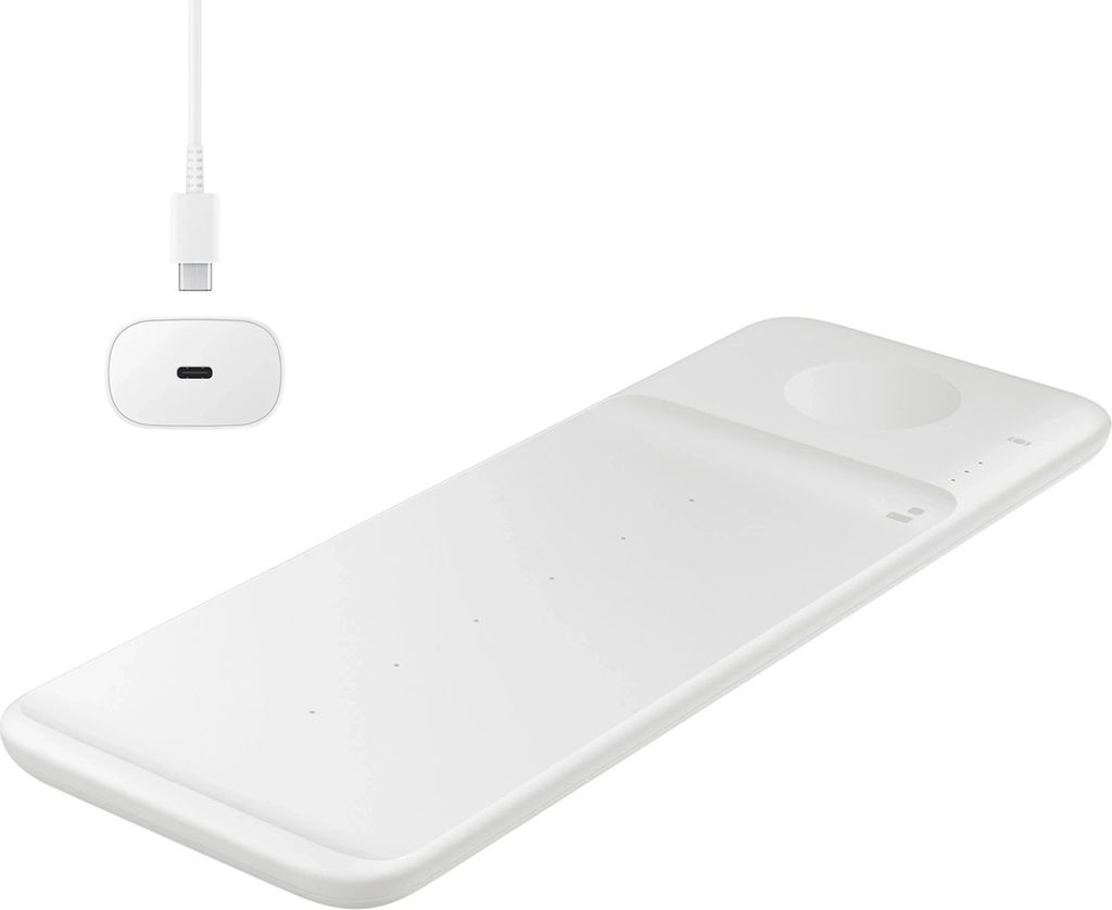 Samsung Ep-P6300Tw Trio 9W White/White Inductive Charger Image du produit 