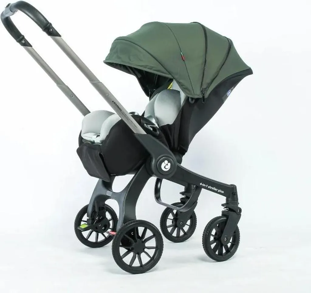 Porte-bébé compact et pliable structure légère coloris vert d'eau