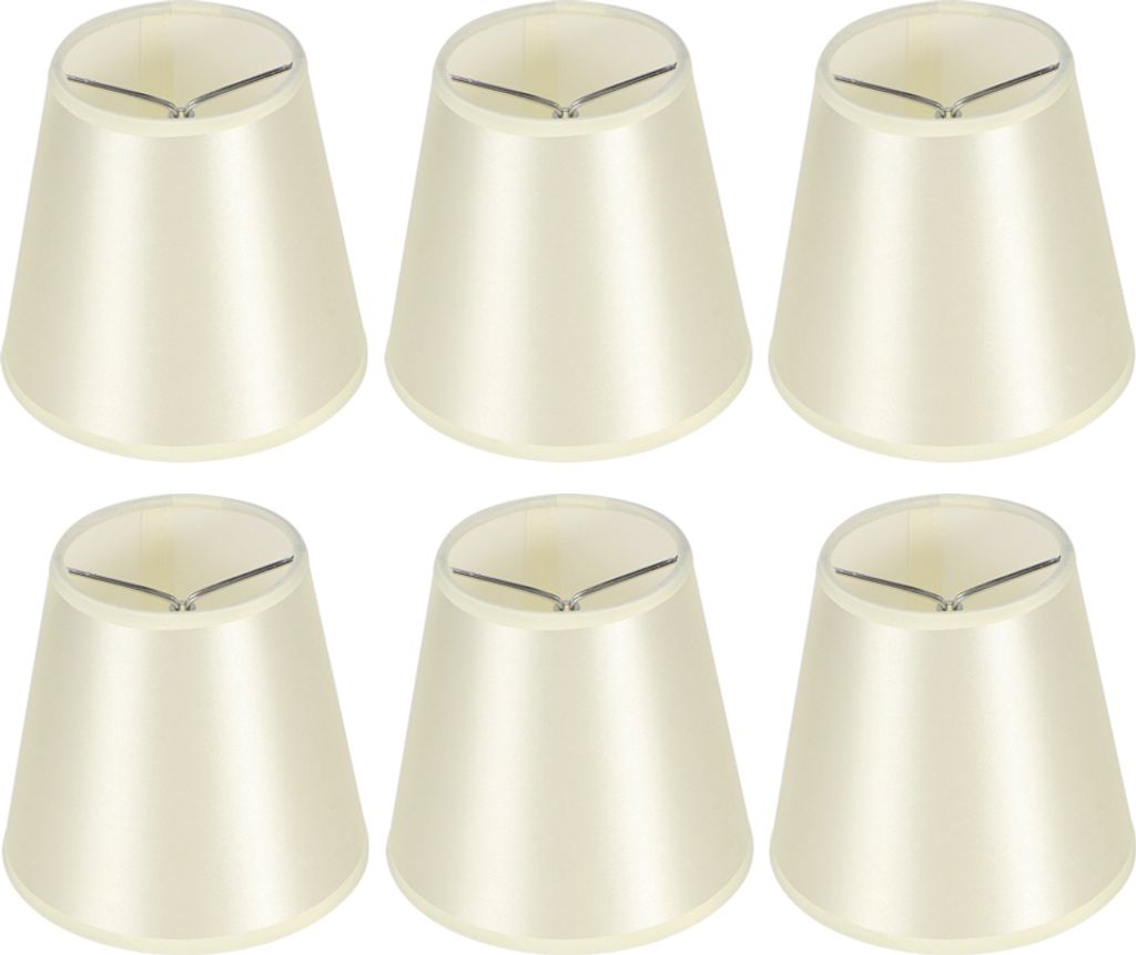6er-Set moderne Lampenschirme für Wandlampen, passend für Schlafzimmer, Flur und Arbeitszimmer