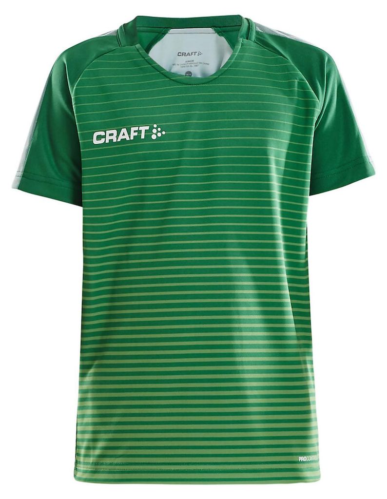 Craft T-Shirt Pro Control Stripe Jersey Grün Junior