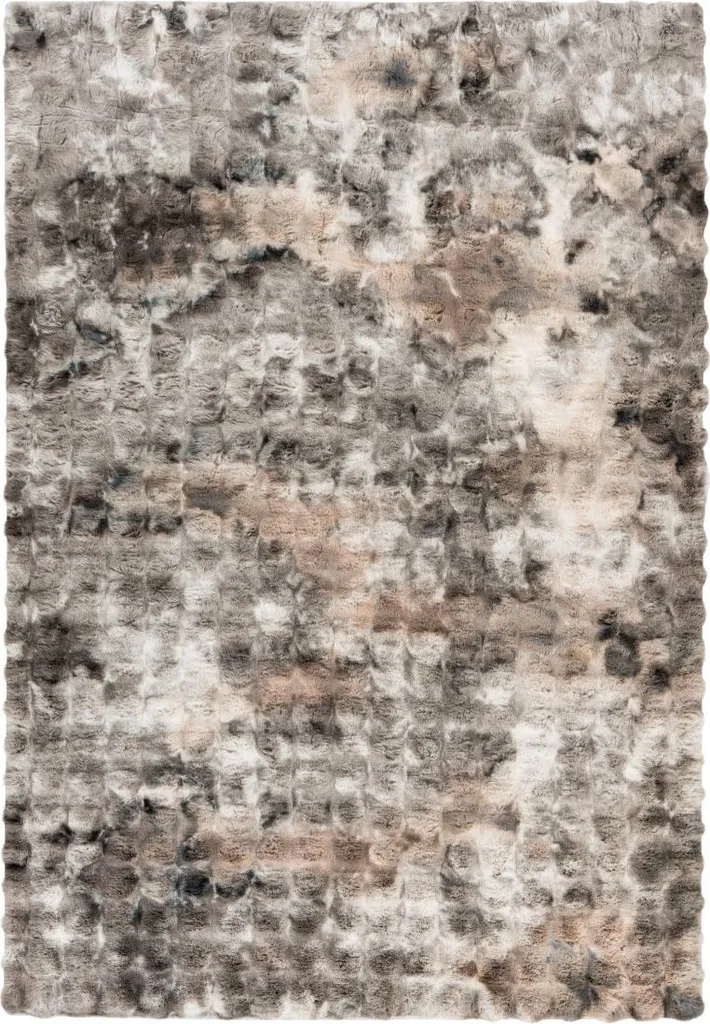 Tapis de Salon Gris Camouflage 80x150 cm - Décoration Sol Moderne