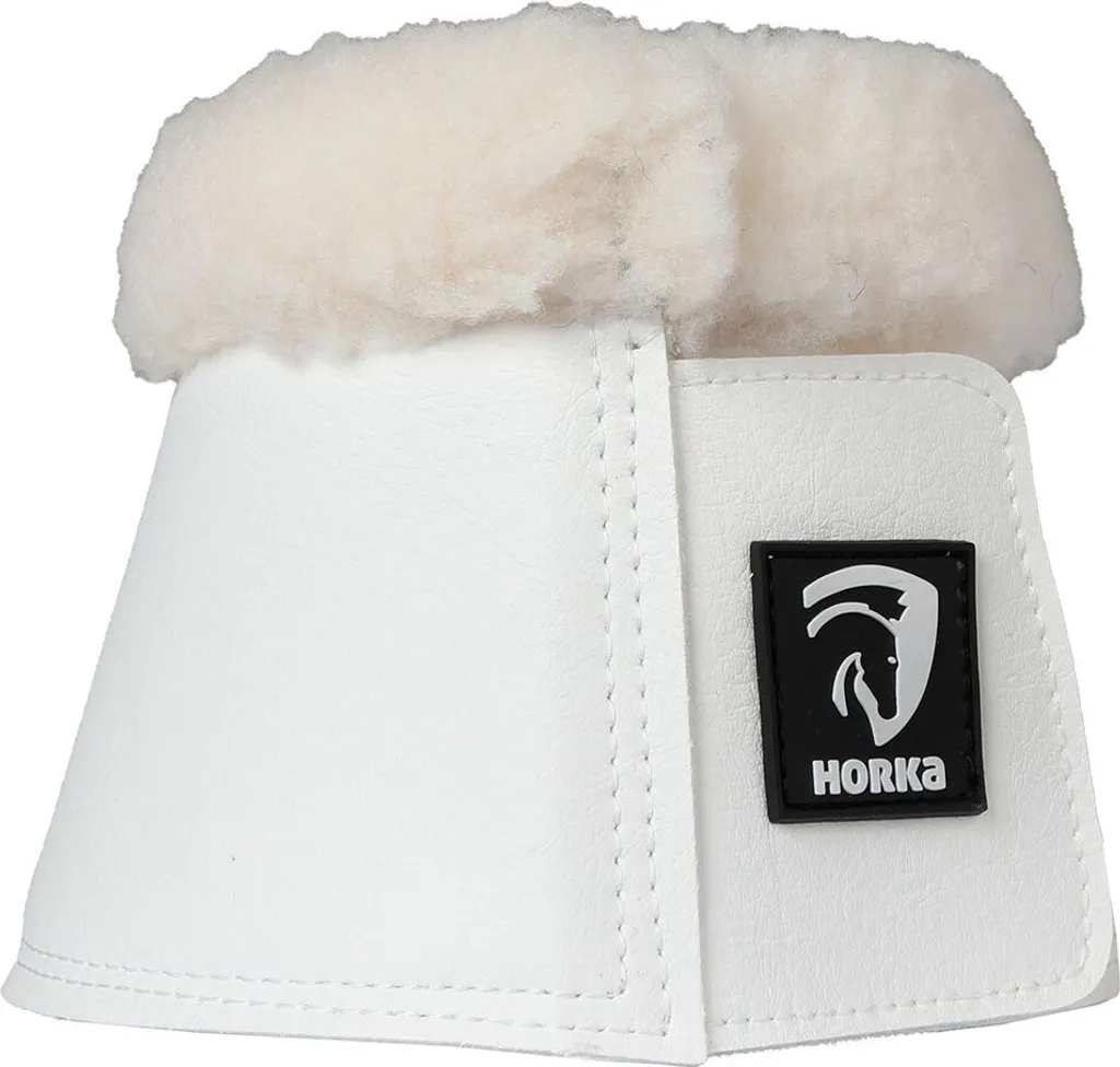 Bottes Horka Fur Blanc S - Bottes d'équitation avec fourrure synthétique