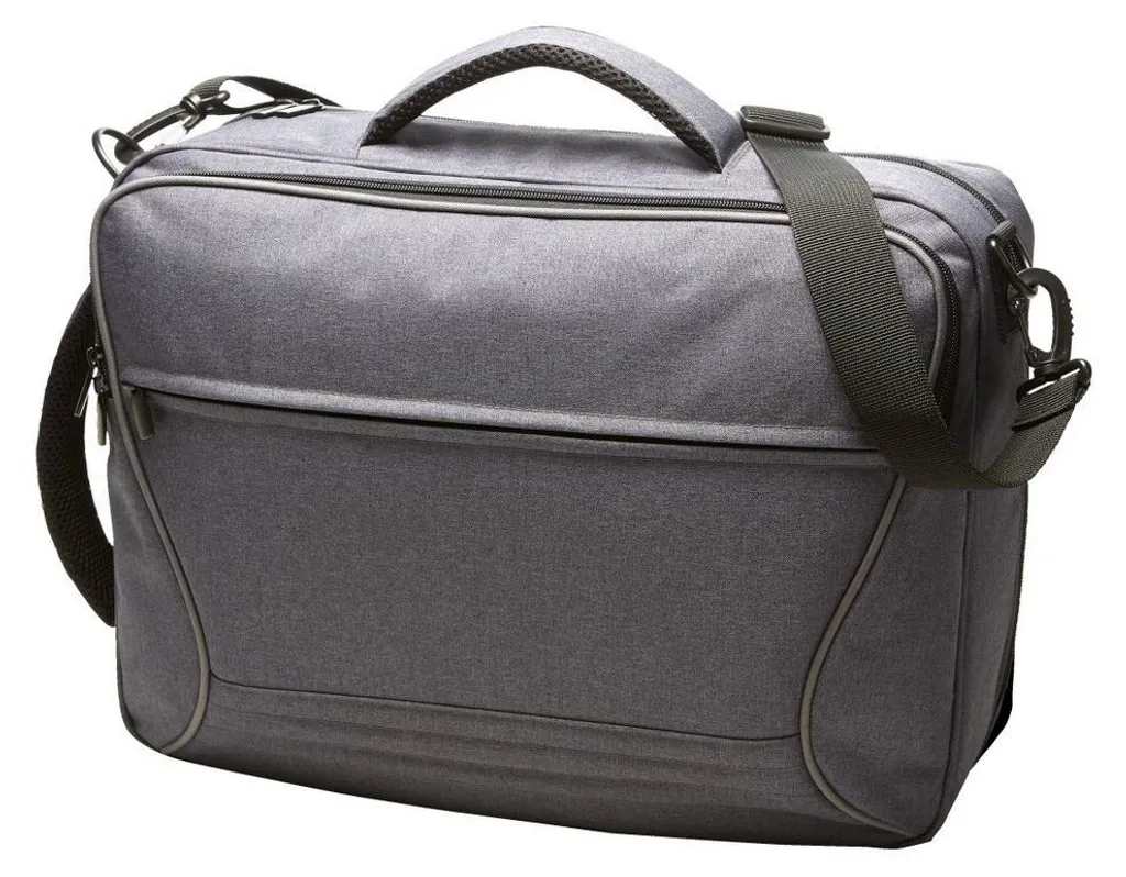 Sacoche pour ordinateur business et voyage Combibag Attention bleu gris