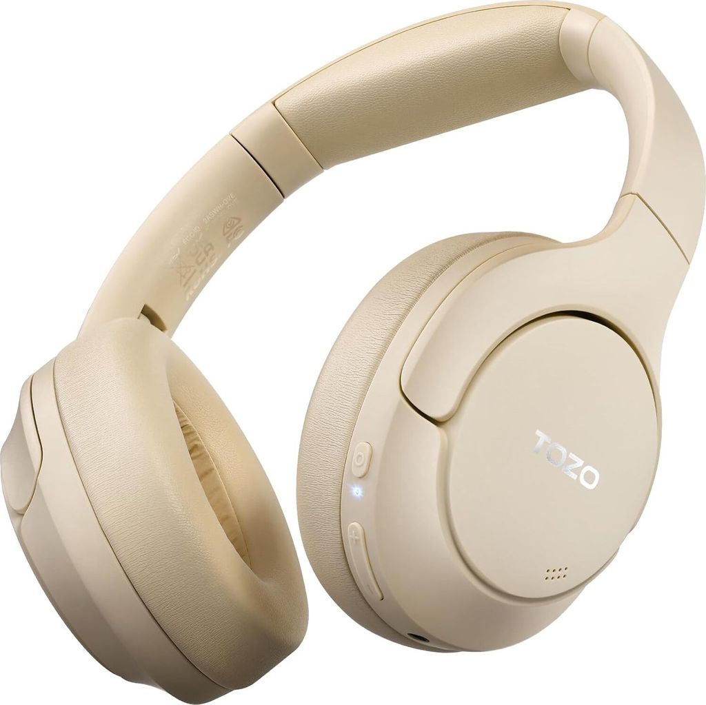 Hybrid Active Noise Cancelling ,Kopfhörer Kabellos Bluetooth mit App Steuerung, Hi-Res Audio,60 Std Spielzeit,Tiefer Bass,Komfortable Ohrmuscheln