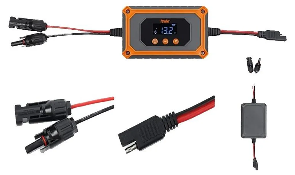 REGOLATORE DI CARICA 20A AMPERE FUSIBILE PANNELLO SOLARE 12-24V VOLT CONTROLLER