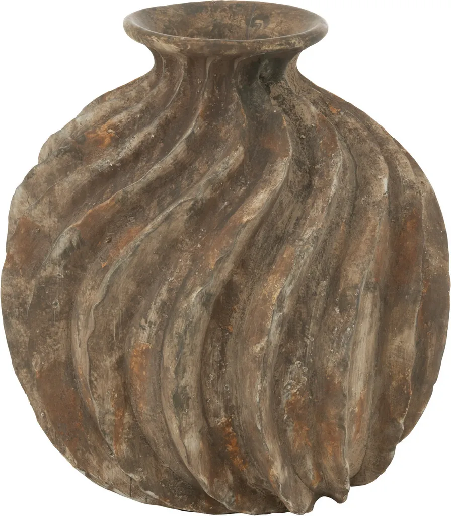 Vase Balloon J-Line Géant pour Décoration de Salon Antique et Chic